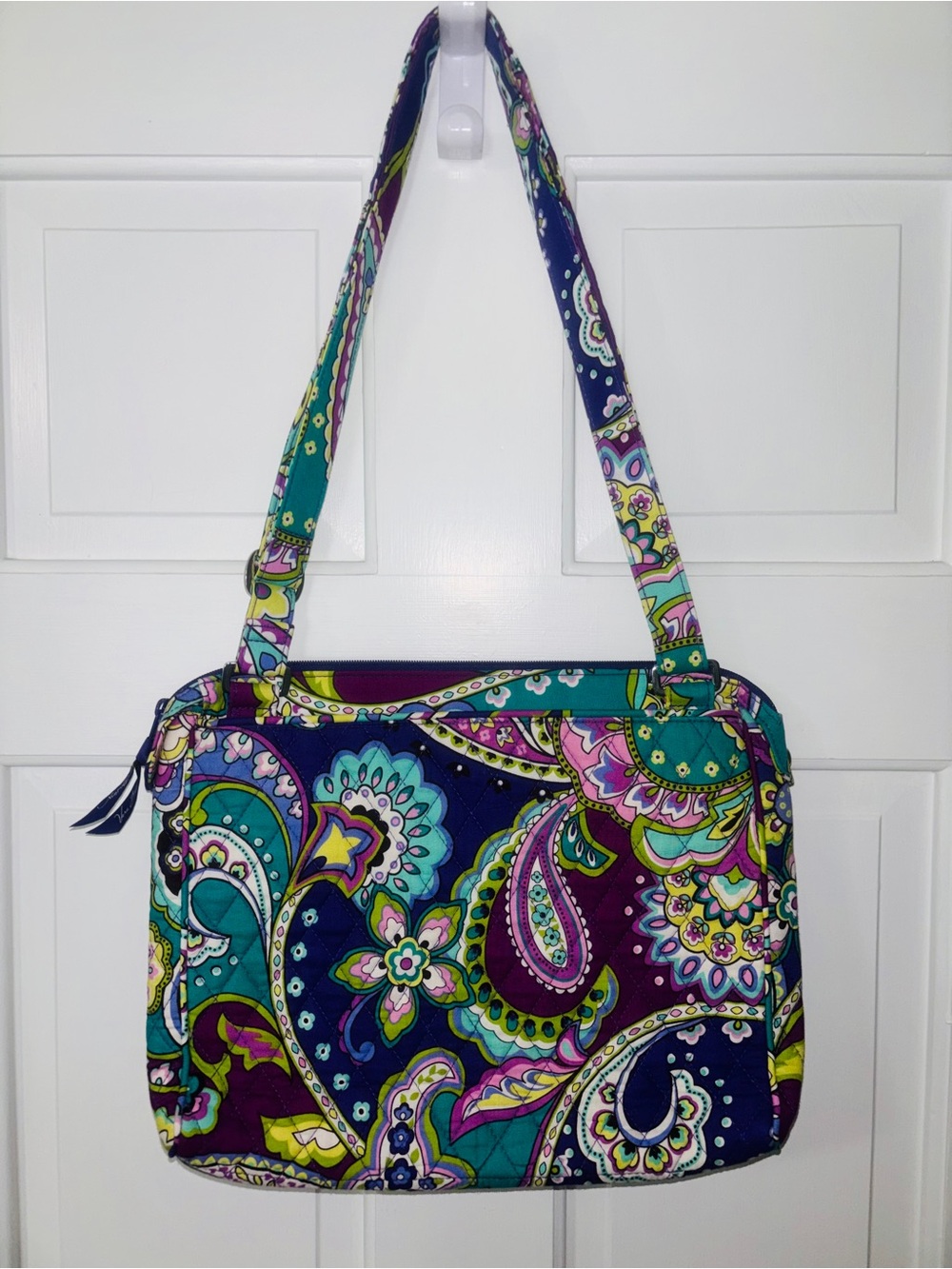 Vera Bradley Quilted Paisley Laptop Padded Bag “Heather” pattern